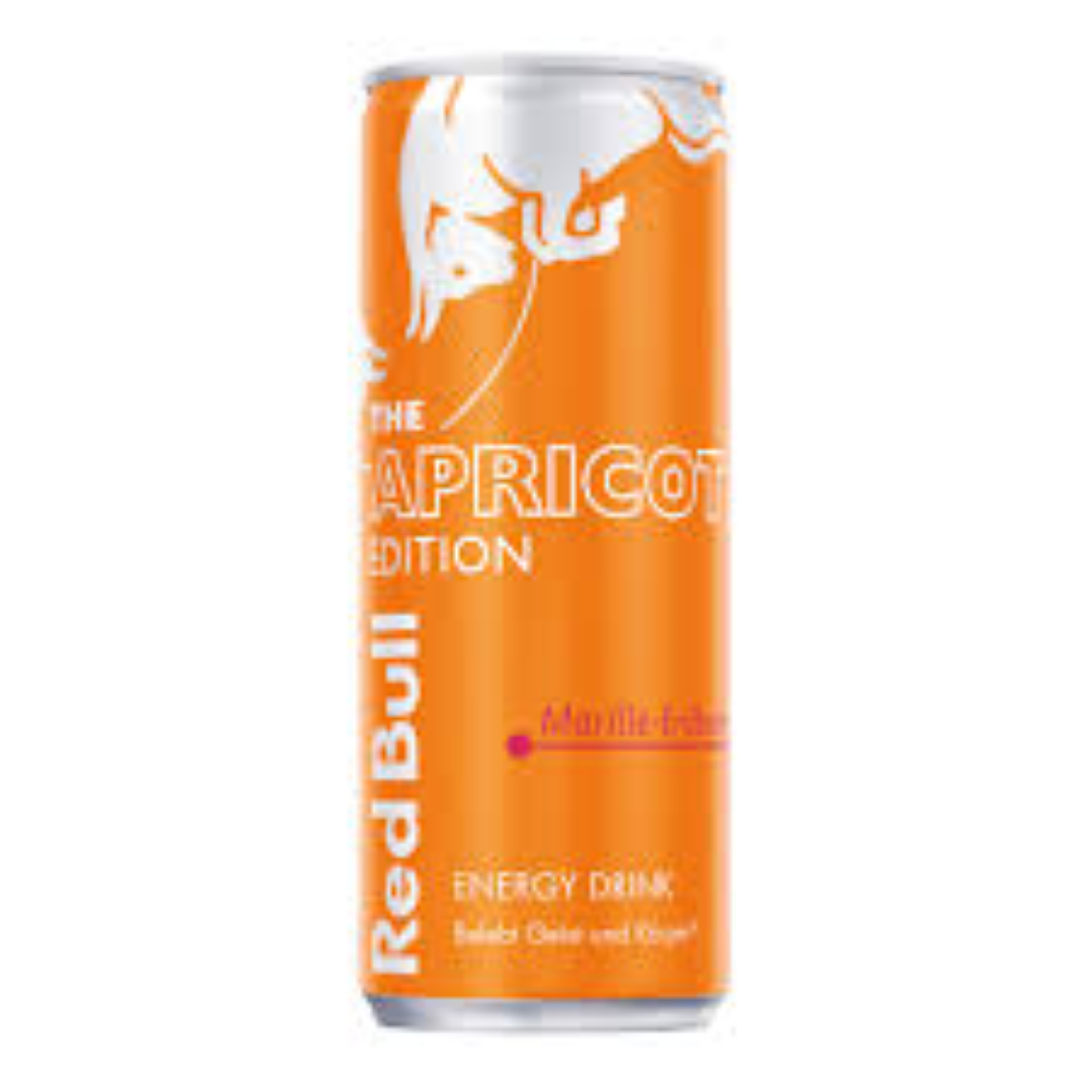 REDBULL APRICOT EDITION APRICOT STRAW 250ML